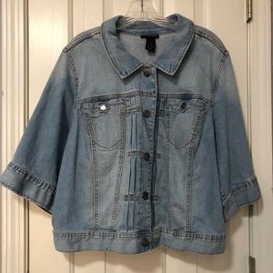 Lane Bryant Blue Jean Jacket. Size 22.